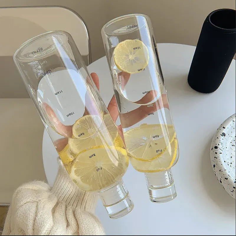 Smart Hydration Water Bottle | Time Scale & Daily Intake Tracker